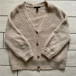Forever 21 Tan Sweater Cardigan